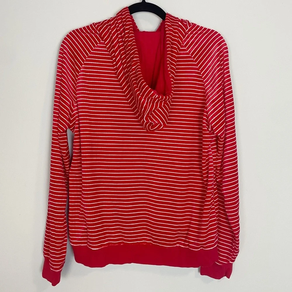 Vera Bradley Snow Stripe Polar Pullover Hoodie - Picture 7 of 9